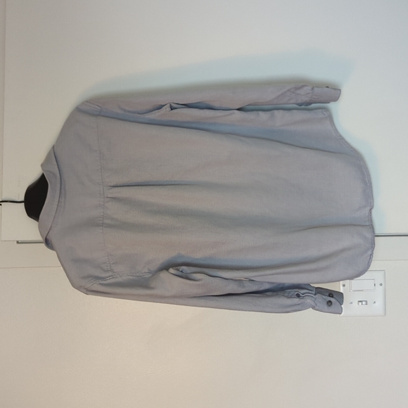 Tasso Elba Shirts Tasso Elba Mens Gray Striped Dress Shirt Size